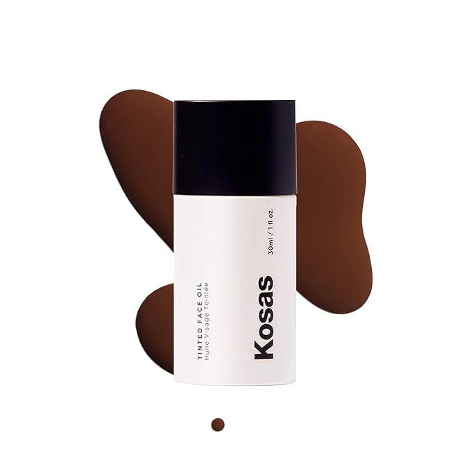 Kosas Tinted Face Oil | Nourishing, Light-Coverage Tinted Foundation, (Tone 9.5)
