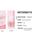 AKARY Soft Cream Blush Makeup, Velvet Mousse Liquid 06 Chocolate