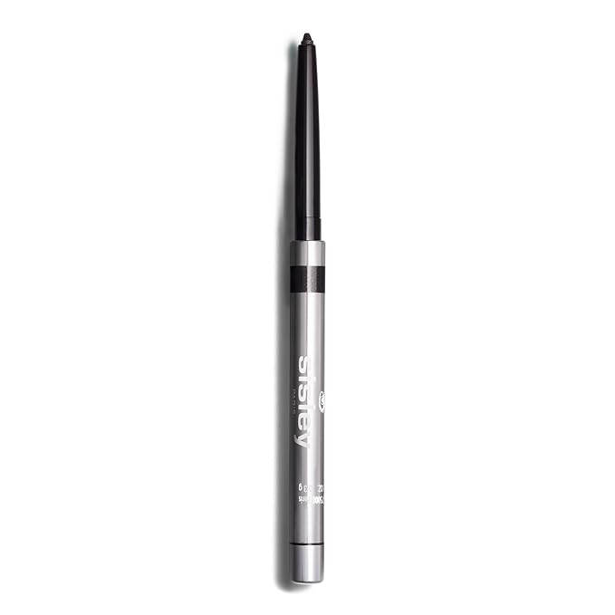 Sisley Paris Phyto-Khol Star Waterproof, 1 Sparkling Black - Long-Lasting, Retractable Eyeliner Pencil with Sharpener - Intensity of an Eyeliner in a Pencil - Perfect Definition, Extreme Precision