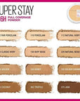 Maybelline Super Stay Full Coverage Powder Foundation Makeup, 1 Count