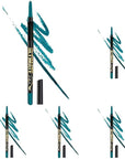 L.A. Girl Ultimate Intense Stay Auto Eyeliner, Totally Teal GP326 (Pack of 5)