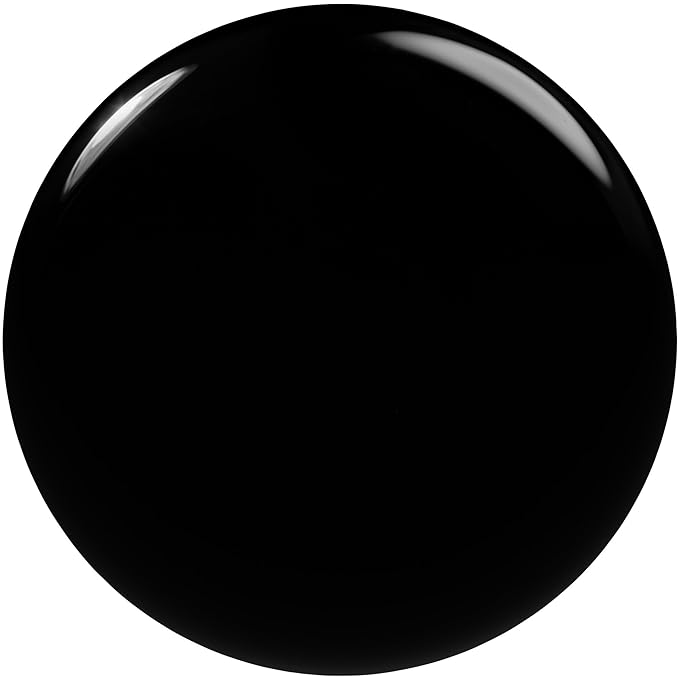 Essie Salon-Quality Nail Polish, 8-Free Vegan, Jet Black, Licorice, 0.46 fl oz
