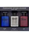 RawChemistry - A Pheromone Infused Mens Cologne Gift Set - Set of 3 Colognes