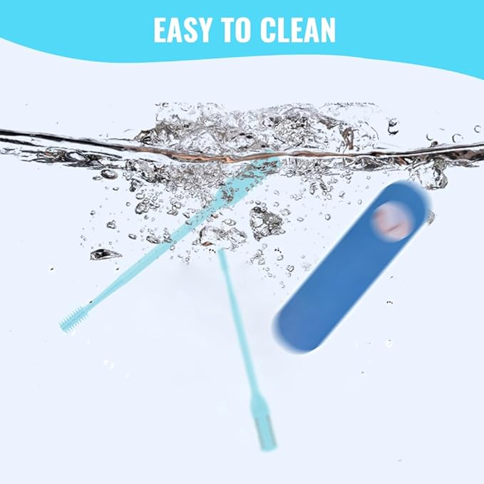 2025 New 2 in 1 Nasal Hair Cutter, Double Sided Nose Hair Knife Nostril Hair Remover Tool, Manual 360° Rotating Nose Hair Trimmer, Mini Noses Hair Remover Tool for Women and Men (Dark Green, 12 Pcs)