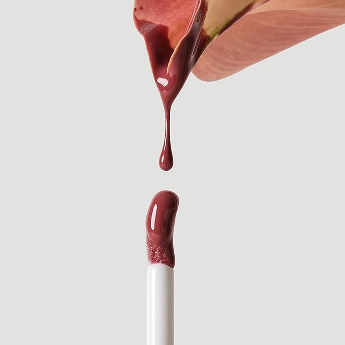 Ogee Beyond Clean Lip Gloss - Certified Organic Lip Gloss for Women - Effortlessly Plump, Hydrate & Add High-Shine Color, Thistle - Sheer Vibrant Pink