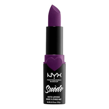 NYX PROFESSIONAL MAKEUP Suede Matte Lipstick, Vegan Formula - Stfu (Magenta)