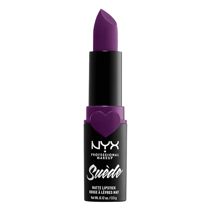 NYX PROFESSIONAL MAKEUP Suede Matte Lipstick, Vegan Formula - Stfu (Magenta)