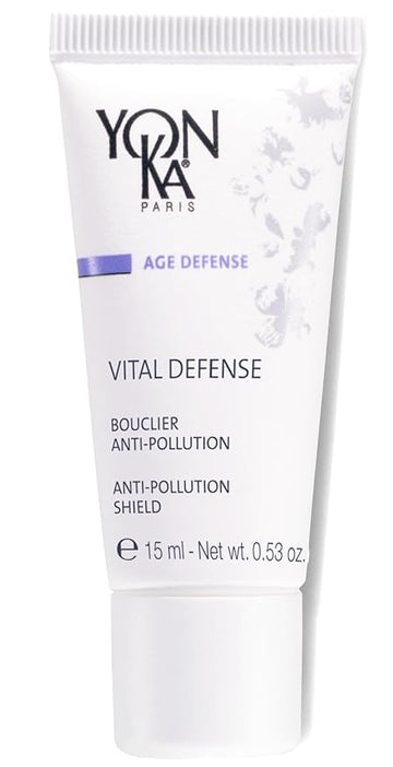 Yon-Ka Vital Defense Day Cream (15ml) Daily Facial Moisturizer and Hydrating Anti-Pollution Creme, Dermatologist Tested Professional Skincare, Paraben-Free