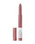 Maybelline Super Stay Ink Crayon Lipstick Makeup, Precision Tip Matte Lip Crayon with Built-in Sharpener, Longwear Up To 8Hrs, Lead The Way, Pink Beige, 1 Count