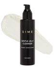 DIME Beauty Gentle Jelly Cleanser, Hydrating Facial Cleanser and Makeup Remover with Vitamin E, Face Wash for Sensitive Skin, 4 oz (120 ml)