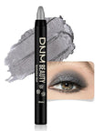 evpct Dazzling Grey Shimmer Cream Eye Shadow Brightener Sticks Set for Eyes, Grey Shimmery Matte Pencil Eye shadow Applicator Stick Pen Palette Makeup Waterproof sombras en crema para ojos 02#