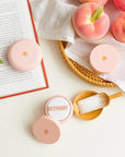SKINFOOD Peach Cotton Pore Blur Pact - Sebum Control Pack with Silky Texture - Long Lasting Makeup Fixing - Pore Primer with Mineral Powder for Oily Skin - Stocking Stuffers - Pore Quick Minimizer