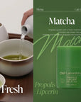 CNP Café Lip Butter - Propolis Lipcerin™ 07 Matcha, Hydrating Overnight Manuka Lip Balm & Mask, 12hr Long-Lasting Moisture, Korean Skin Care, 0.5 fl.oz.