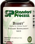 Standard Process Biost - Teeth and Bone Health Supplement with Whole Food Magnesium Citrate, Calcium Lactate, Manganese, and More - 360 Tablets