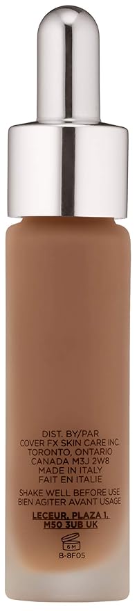 COVER FX Custom Cover Drops, Multi-Use Shade-Adjusting Liquid Deep 5