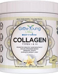 Grow Young Fitness Collagen Protein - Vanilla, Promotes Skin, Bones, Joints, Weight Loss, Sugar Free (12.41 oz) (1 Pack, 20 Servings)