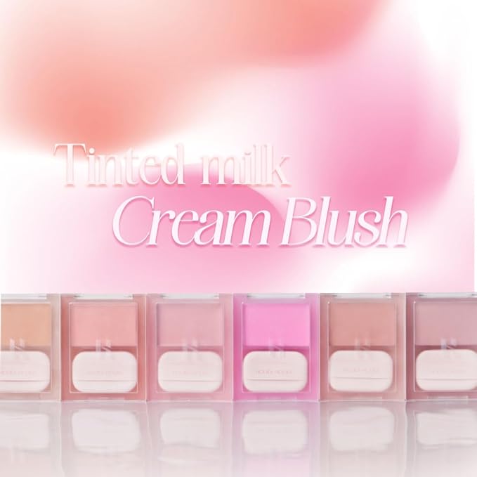 HOLIKA HOLIKA Colored Milk Cream Blush 06 TARO Clean, Buildable