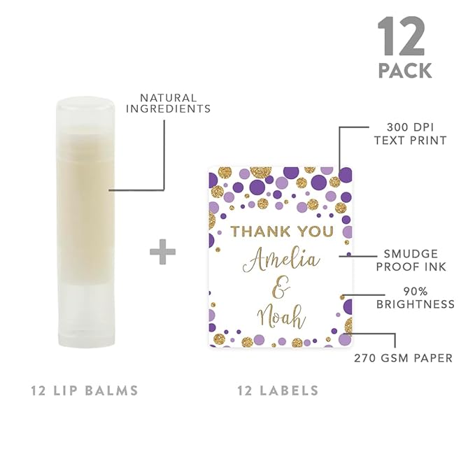 Andaz Press Personalized Wedding Party Lip Groom
