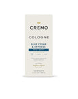 Cremo Cologne for Men - Blue Cedar & Cypress Mens Cologne Spray- A Woodsy Scent with Notes of Lemon Leaf, Cypress and Cedar, Fragrances For Men, 3.4 Fl Oz