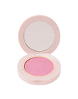 Wander Beauty Hydrating Powder Blush - Lightweight, Pink Blush Makeup with a Blurring, Satin Finish - Buildable Formula with Hyaluronic Acid, Squalane & Aloe Leaf Extract - Priority Pink - 0.18 oz
