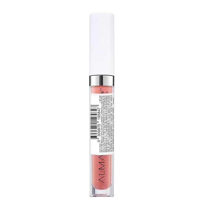 Almay Color & Care Hydrating Lip Gloss, Soft Natural Hues, Prebiotic Complex, Hyaluronic Filling-Sphere Technology, 400 Peachy Sky, 0.1 Fl Oz (Pack of 2)