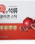 Korean Beauty Baekje Geumsan Women's Pomegranate Collagen Jelly Stick 5.1oz / 30 Count (5 Pack)