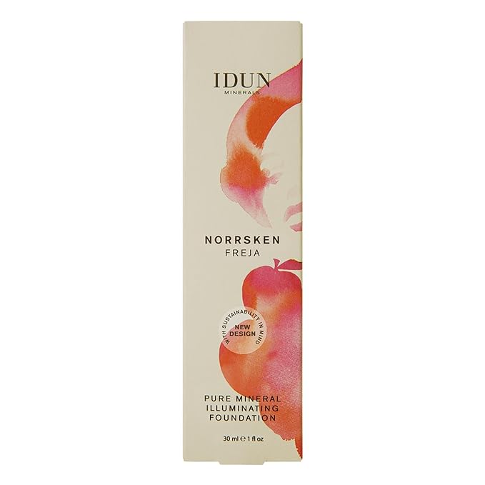 Liquid Norrsken Foundation - Silky Smooth Coverage - Luminous, Dewy Finish for Dry and Dull Skin - Water Resistant and Vegan Makeup - 206 Freja - Warm Light - 1.01 oz