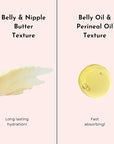 Belly Bundle - Organic Belly Balm and Natural Oil for Pregnancy Stretch Marks and Scars (5 piece set - SM)