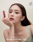 JUNG SAEM MOOL OFFICIAL LIP-PRESSION Glow lasting Tint (Pinky Mauve)