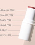 Boomstick Color ™ All-in-One Cream Blush for Cheeks, Eyes & Lips, Long Wearing, Blendable Makeup Blush Stick for Mature Skin, Cruelty Free Lip Cheek Tint with Skincare Benefits, Cindy Joseph Berry