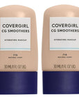 Pack of 2 CoverGirl CG Smoothers Hydrating Makeup, Ivory 715