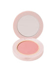 Wander Beauty Hydrating Powder Blush - Lightweight, Peach Blush Makeup with a Blurring, Satin Finish - Buildable Formula with Hyaluronic Acid, Squalane & Aloe Leaf Extract - Peach of Mind - 0.18 oz
