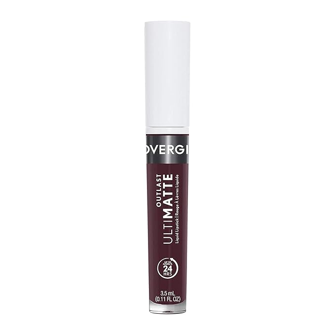 COVERGIRL Outlast Ultimatte One Step Liquid Lip Color, Cabernet With Bae, Cabernet with Bae, 0.12 Fl Ounce