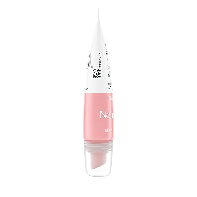 Neutrogena MoistureShine Lip Soother Gloss with SPF 20 Sun Protection, High Gloss Tinted Lip Moisturizer with Hydrating Glycerin and Soothing Cucumber for Dry Lips, Glow 70,. 35 oz