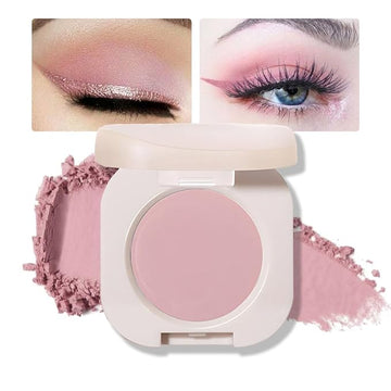 Matte Eyeshadow Palette Makeup for Green Blue Eyes, Matte Nude Pink eyeshadow For Old Women, Holographic Multichrome Cream Iridescent Single Monochrome Eye Shadow Makeup