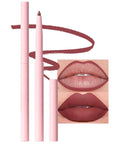 evpct Mauve Red Matte Creamy Retractable Lip Liner Pencils for Shaping & Sculpting Lips, Lip Pencils for Women Long Lasting Waterproof Rich Lip Colors Liner Crayon Lipstick delineador de labios 08