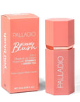 Palladio Liquid Blush for Cheeks & Lips 2-in-1 Makeup Face Blush, Weightless Cream Formula, Smudge Proof Long-Wearing Pigmented Blush, Natural Look Makeup Face Blushes, Dewy Finish, Rose Cloud