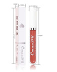 evpct 1Pcs Nude Pink Liquid Matte Lipstick Lipgloss Set for Women, labiales mate 24 horas originales matte larga duracion 24 Hour Lipstick Lip Stains Long Lasting Waterproof 24, 01#