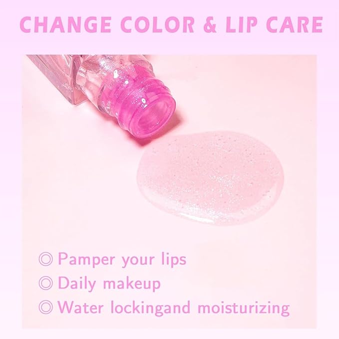 Conversionh Magic Color Changing Lip Oil, Long Lasting Lip