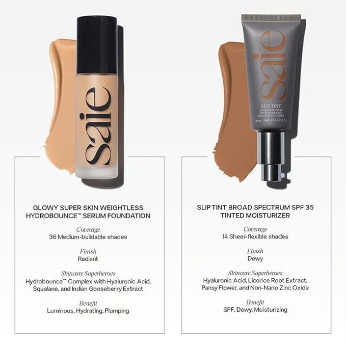 Saie Slip Tint SPF 35 Tinted Moisturizer - Nine () 1.35 oz