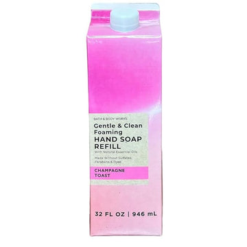 Bath & Body Works Champagne Toast Refill Gentle & Clean Foaming Hand Soap, 32 fl. oz. (Champagne Toast)