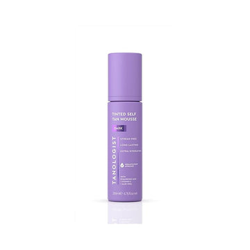 Tanologist Dark Self Tan Mousse, Tinted Self-Tanning Mousse, Streak-Free, Natural Glow, No Fake Tan Smell Or Orange Tone, Long Lasting, Clean Ingredients, Vegan, 6.76 fl. oz/200 ml Bottle