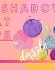 Mardi Gras Shimmering Purple Pink Violet Pressed Powder Single Vegan Eyeshadow; Talc, Paraben & Cruelty Free