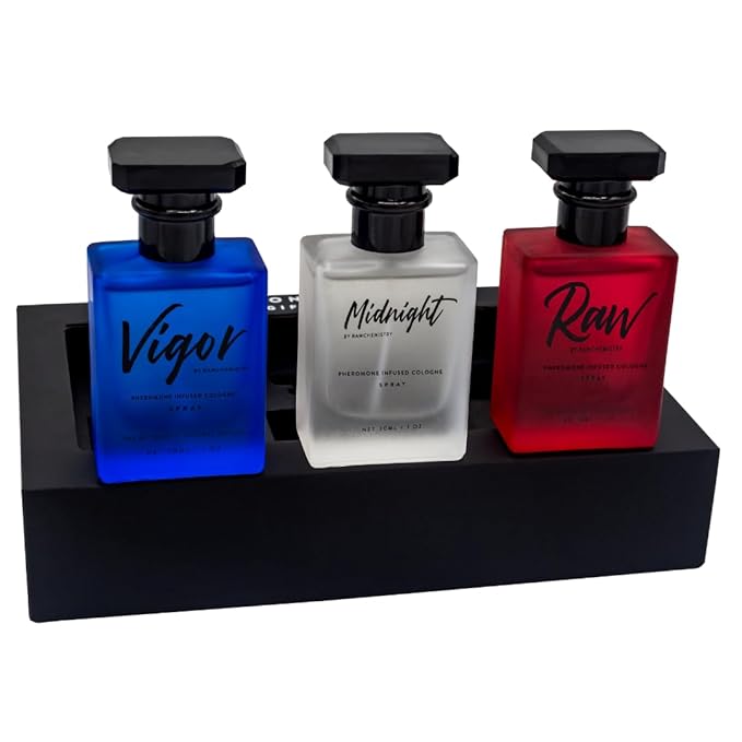 RawChemistry - A Pheromone Infused Mens Cologne Gift Set - Set of 3 Colognes