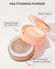 SHEGLAM Insta-Ready Face Powder Loose Under Eye Setting Smooth Sand