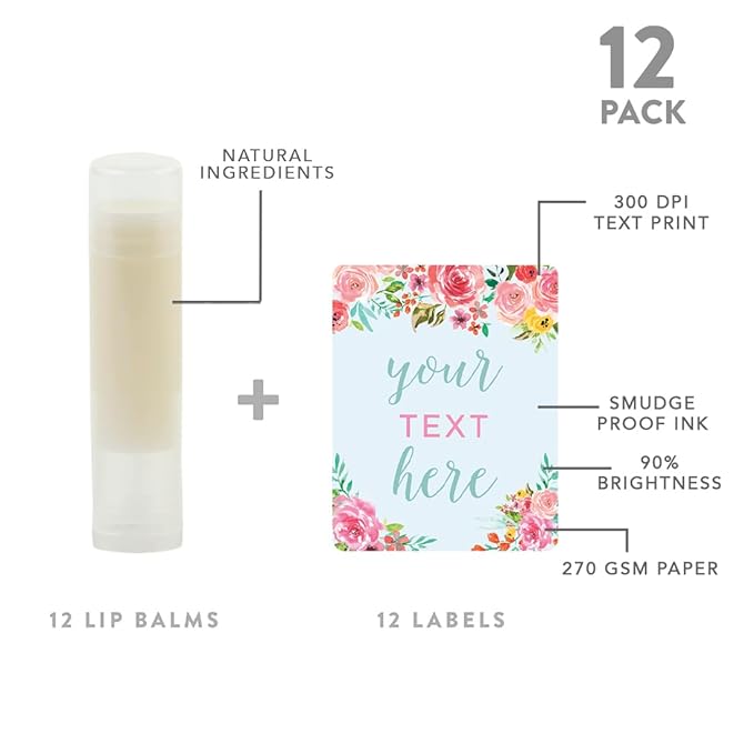 Andaz Press Personalized Lip Balm Party English