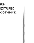 Grin Charcoal Infused Softstx, Gentle Dental Picks, 90 Count, Soft Flexible Bristles, Textured Plaque Removing Toothpick, Minty Flavor, for Between Teeth, Refillable Hygienic Case
