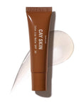 Cay Skin Isle Lip Balm SPF 30 – High Shine, Hydrating + Sheer Lip Gloss in Vanilla Brown Sugar Flavor – Formulated with Natural Ingredients for All Skin Tones – Clear, 0.35 oz