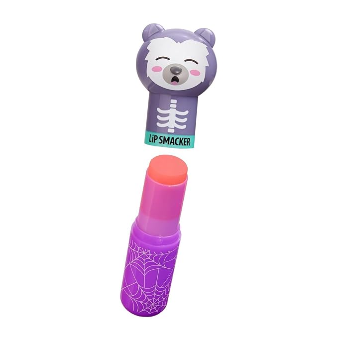 Lip Smacker Halloween Lippy Pal Lip Balm- Spooky Cute Midnight Berry Flavored Deliciousness, Moisturizes, Nourishes, & Soothes, Cruelty-Free & Vegan - Fox