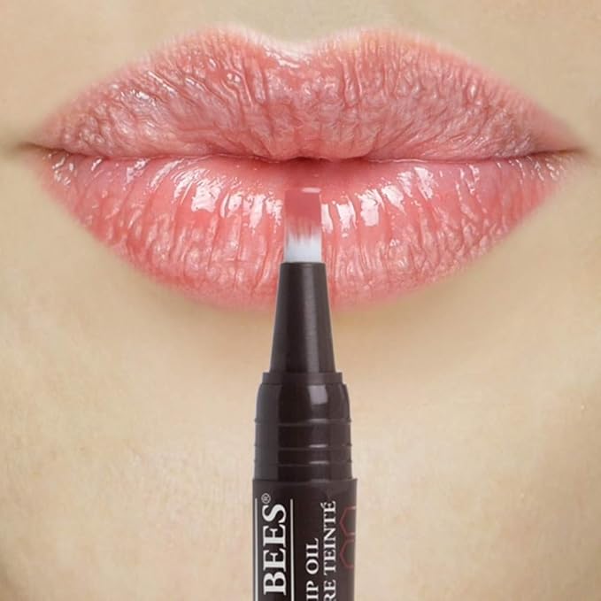 Burt's Bees 100 % Natural Moisturizing Tinted Lip Oil, Rustling Rose - 1 Pen